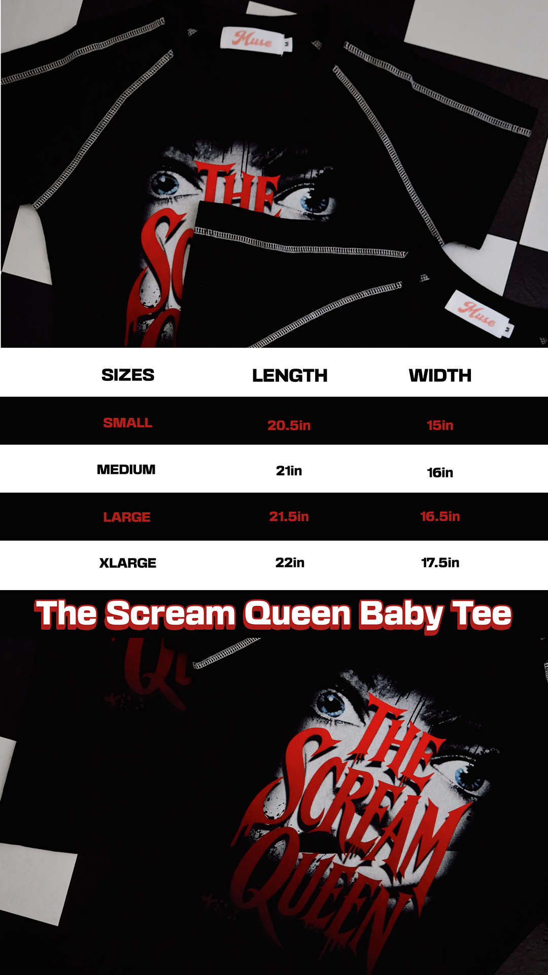 The Scream Queen Tee🔪❤️