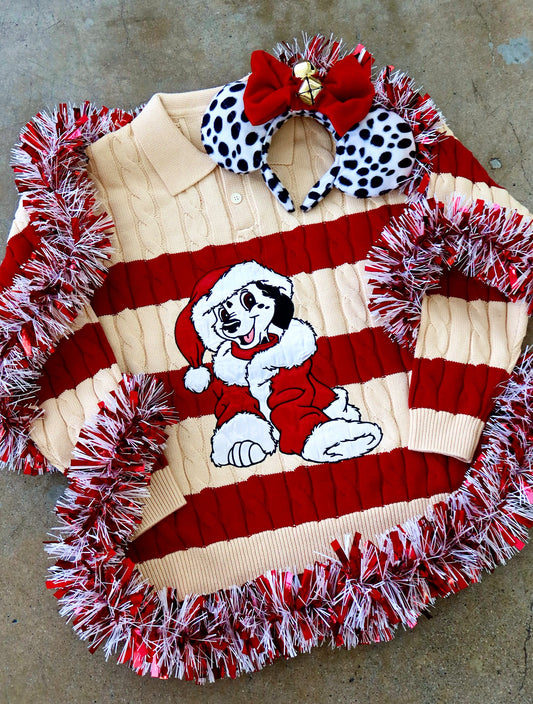 Dalmatian Christmas Sweater
